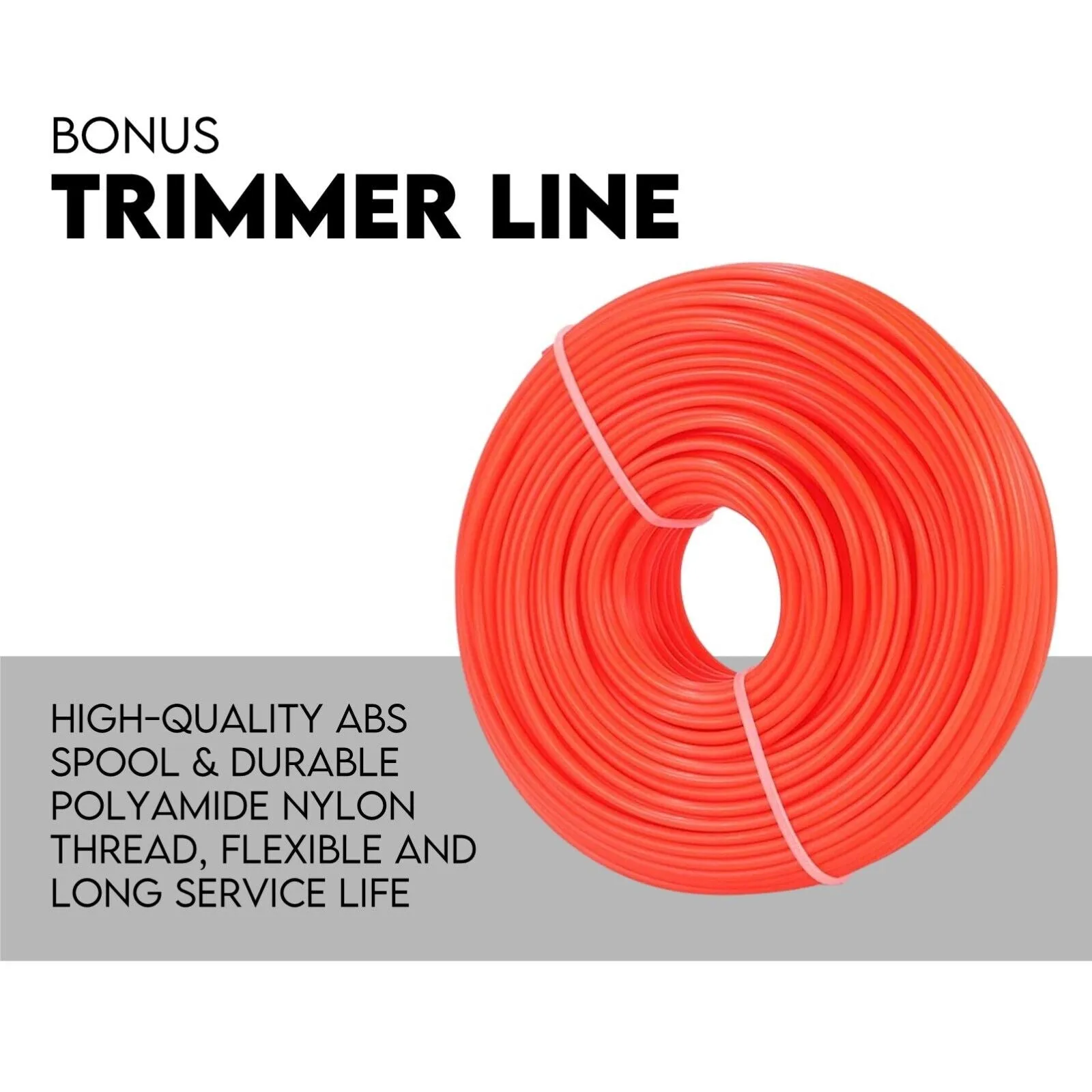 4 STROKE Curved Split Shaft Line Trimmer | Whipper Snipper for Garden and Lawn Care