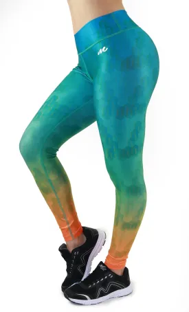 9016 Maripily Women Activewear Print Legging