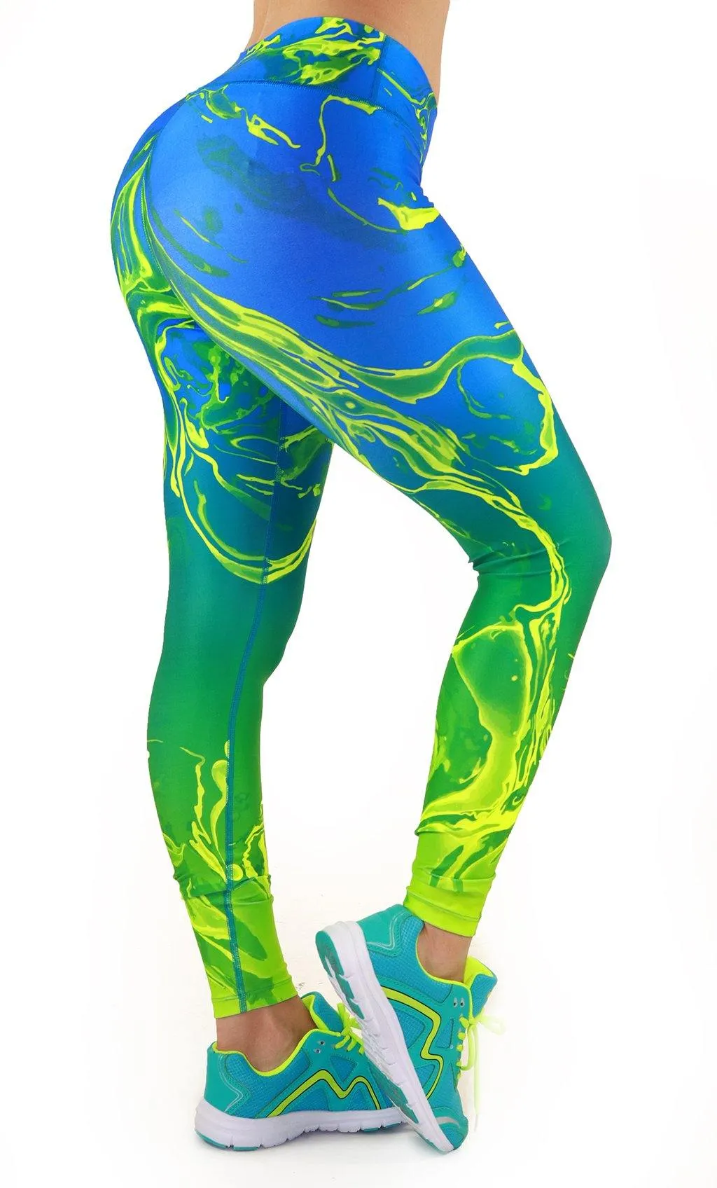 9017 Maripily Women Activewear Print Legging