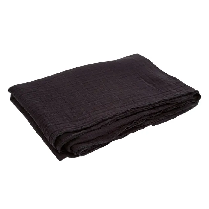 Autumn Paris Nappe Muslin Tablecloth Black