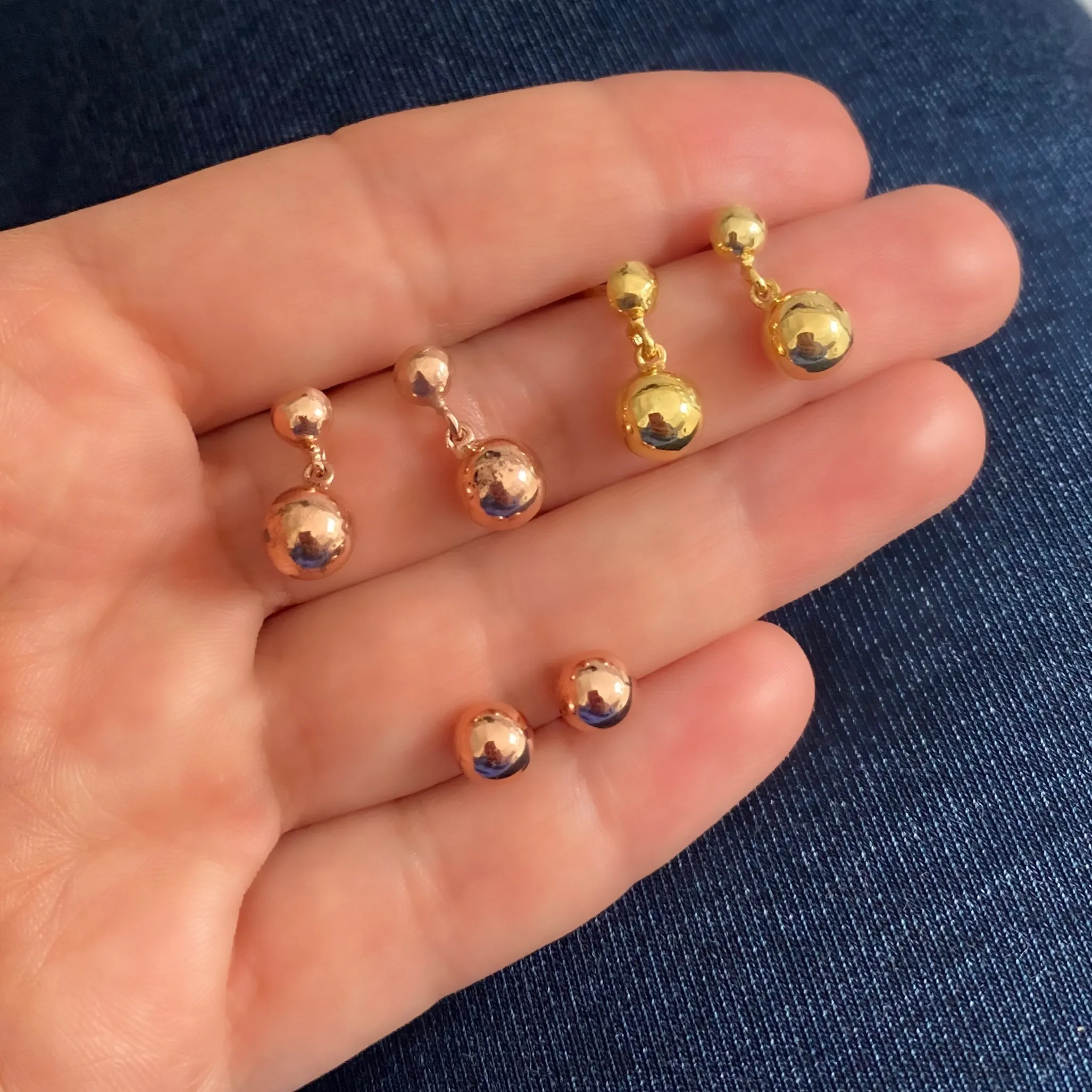 Ball Earrings without stones