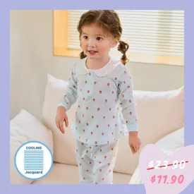 Blue Isabelle Flower Sleep Set (Comfy Fit) (Cooling) 2404C29