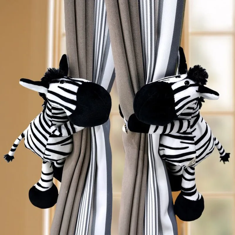 Jungle Forest Animals curtain tie back hooks