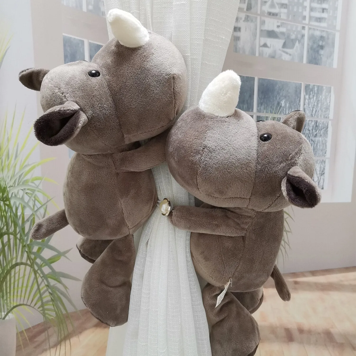 Jungle Forest Animals curtain tie back hooks