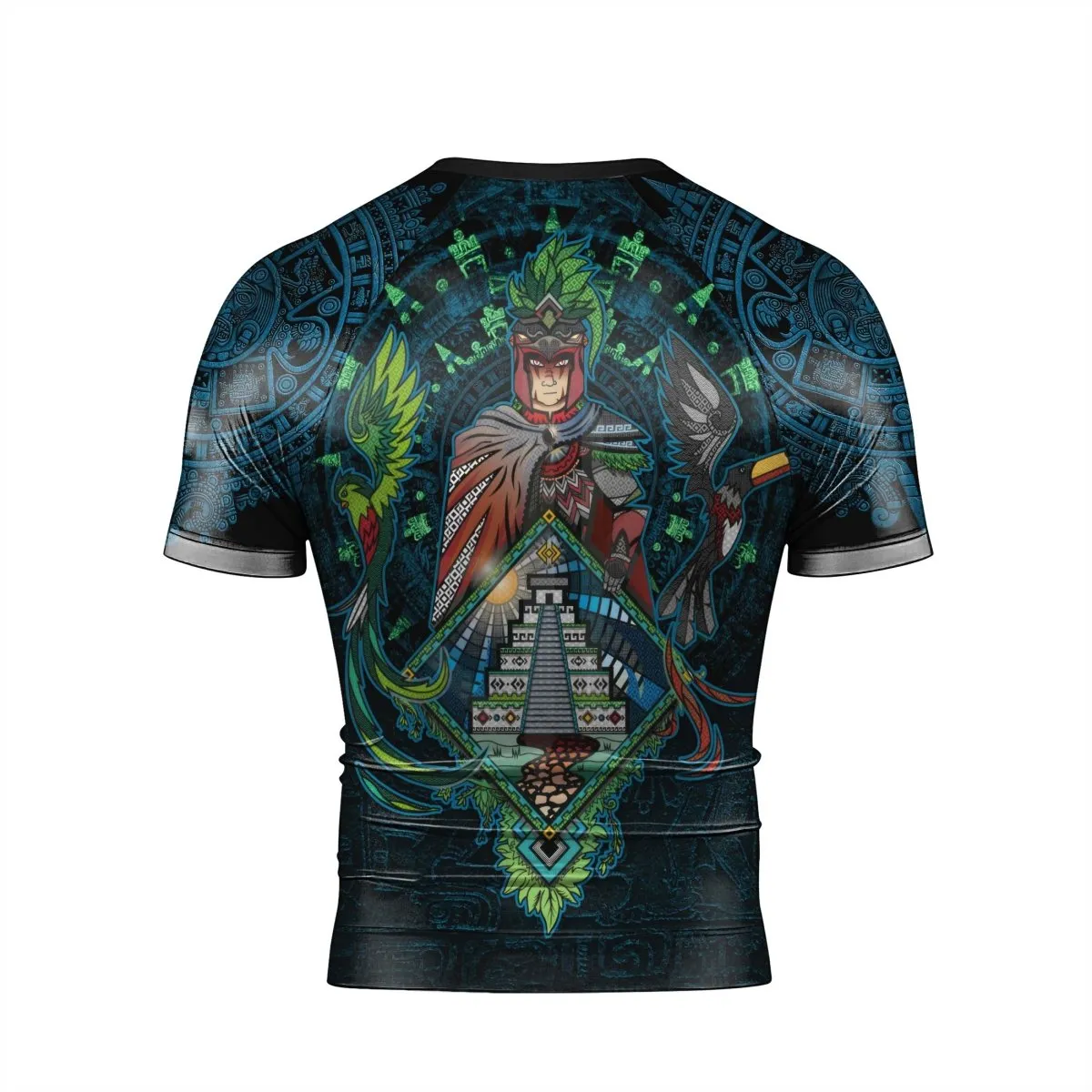Mayan Guardian Men's Short Sleeve Rash Guard