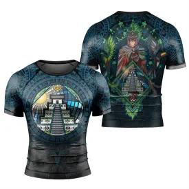 Mayan Guardian Men's Short Sleeve Rash Guard