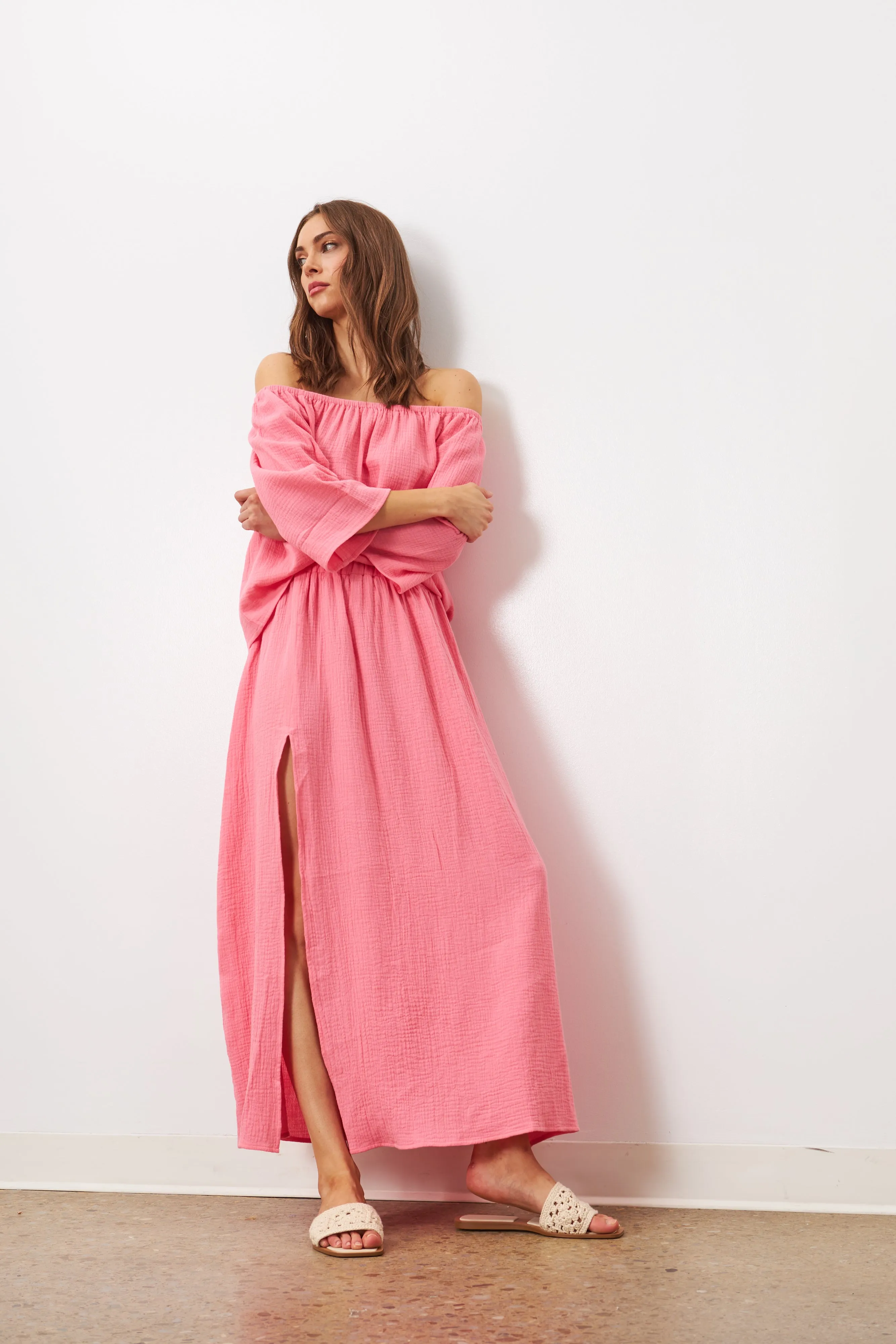 Pearl Skirt - Spicy Paloma