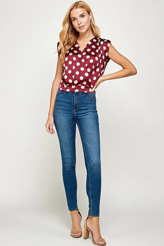 Polkadot Sleeveless Top