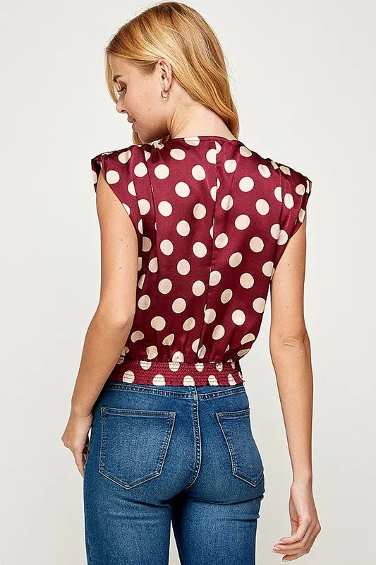 Polkadot Sleeveless Top