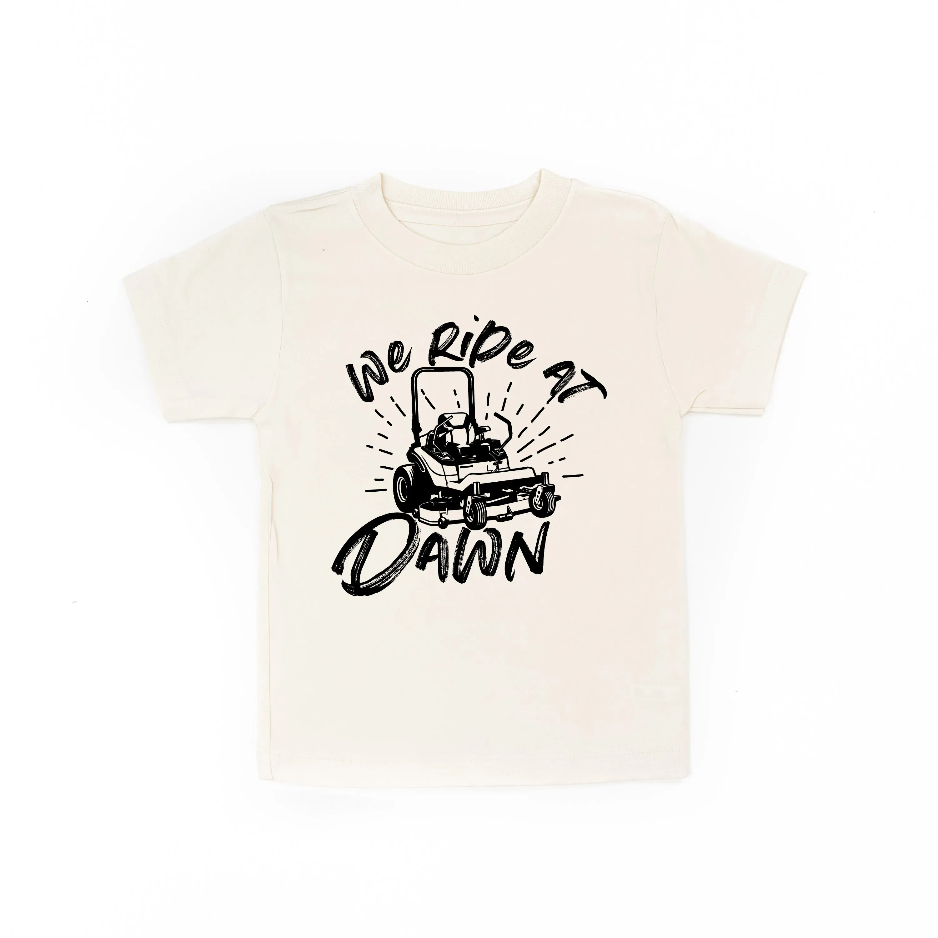 Riding Lawn Mower - We Ride at Dawn - Child Shirt