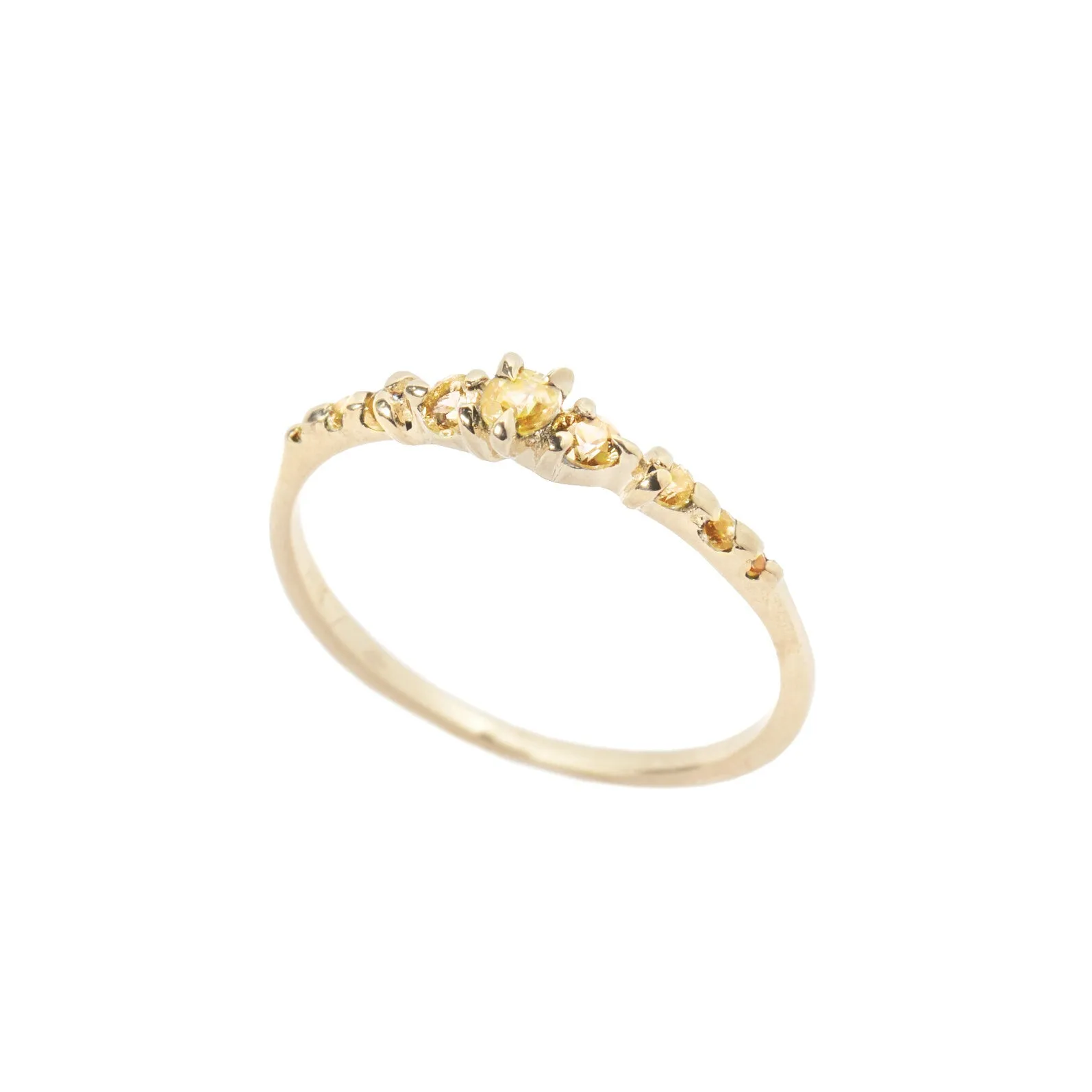 Yellow Sapphire Cyndra Ring